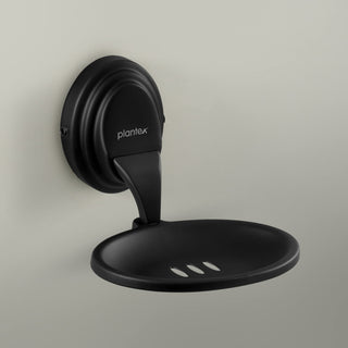 Plantex 304 Grade Stainless Steel Soap Dish - Soap Stand - Bathroom Soap Holder - Bathroom Accessories - Cubic (Black)