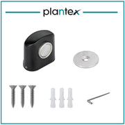 Plantex Magnetic Door Stopper for Home/Door Holder for Main Door/Floor Mounted Door Stopper/Door Stops for Main Door - Pack of 3 (193-Black)