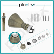 Plantex Door Stopper for Home/High Grade Stainless Steel Door Catcher/5 Inch Door Magnet Stopper/360 Degree Angle Door Magnet for Home/Office/Hotel - (Brass Antique)