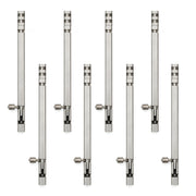 Plantex Stainless Steel Tower Bolt/Tower Bolt for Home,Offices Doors & Windows/12 Inch Tower Bolt for Main Door/Door Latch/Kundi/Door Latch for Windows - Pack of 8 (Satin)