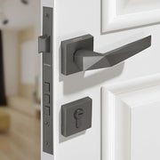 Plantex Door Lock for Home/Main Door Lock Set with 3 Years Warranty/Mortise Lock with Brass Lock Body & Cylinder with 3 Brass Key - (7129, Grey)