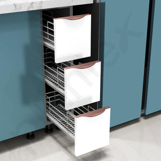 Plantex Profile Handle for Kitchen Cabinet/6 Inch Alluminium Drawer Profile Handle/Wardrobe Pull Handle for Home/Office/Hotel - Pack of 2 (Rose Gold)