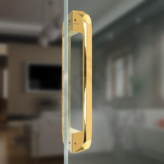 Plantex Door Handle/Main Door Handle/14 Inch Pull-Push Handle for Home/Office/Hotel - Pack of 1 (SH-351, Gold)