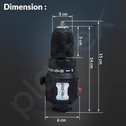 Plantex 2 Speed Electric Drill Machine/Screwdriver/10mm Drill Chuck/Torque 32Nm/Impact Frequency 0-21000ipm/Load Speed 0-400/1450r/min - Black (Mainframe, Battery & Charger Not Included)