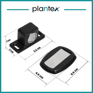 Plantex Floor Mounted Door Stopper for Home/Door Stopper Magnetic/Door Holder/Stoppers for Home/Hotel/Office (184 – Black)