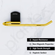 Plantex 304 Grade Stainless Steel Napkin Holder for washbasin (Gold & Black)