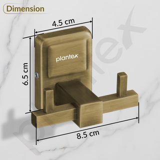 Plantex 304 Grade Stainless Steel Robe Hook/Cloth-Towel Hanger/Door Hanger-Hook/Bathroom Accessories - Darcy (Antique)