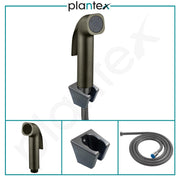 Plantex Health Faucet Set for Bathroom/ABS Hand Shower for Toilet/Jet Spray for Toilet with 1-Meter Shower Hose & Wall Hook/Faucet for Toilet - (603, Grey)
