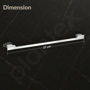 Plantex Towel Rod for Bathroom/304 Grade Stainless Steel Towel Hanger/24 inch Towel Holder/Bathroom Accessories - Pack of 1 (Tesla - 2704, Chrome)