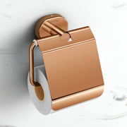 Plantex J4 Stainless Steel Toilet Paper Holder for Bathroom/Tissue Holder for Washroom/Toilet roll Holder for Wall Mounted/Bathroom Accessories (PVD Rose Gold Finish) Onix