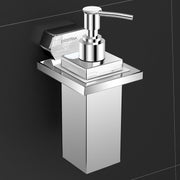 Plantex Liquid Soap Dispenser for Bathroom/304 Grade Stainless Steel Shampoo Dispenser/Handwash Dispenser/Bathroom Accessories - Pack of 1 (Delta - 2810, Chrome)