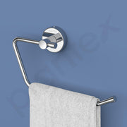 Plantex Stainless Steel Napkin Hanger for Washbasin/Towel Ring for Bathroom/Kitchen/Towel Hanger/Bathroom Accessories (Chrome)