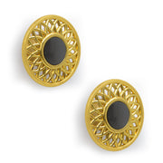 Plantex Drawer Knob/Knobs/Round Knobs for Drawer Cabinets/Pull-Push Knob for Kitchen/Bedroom/Drawers - Pack of 2 (Gold)
