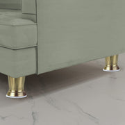 Plantex Heavy Duty Pillar 3 Inch Spare Sofa Legs for Bed Furniture/Sofa Legs for Table/Sofa Support Legs Set of 2 Pcs (Brass Antique)