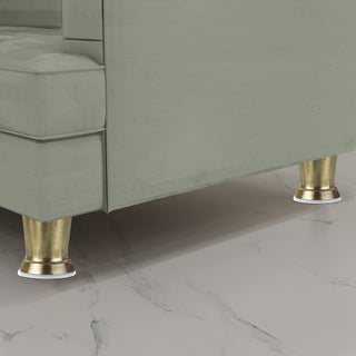 Plantex Heavy Duty Cone Shape 3 Inch Furniture Sofa Legs for Table/Sofa Support Legs/Sofa Furniture Leg/Table Leg/Set of 8 Pcs (Brass Antique)