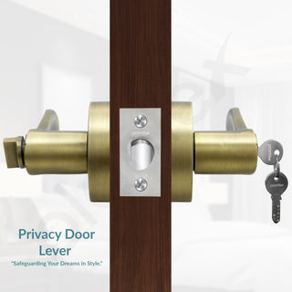 Plantex Premium Mortise Door Lock/Door Lock for Home/Main Door Lock Set with 3 Computerise Keys - (Brass Antique)