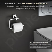 Plantex Paper Holder for Bathroom/Pure Brass Toilet Paper Holder/Tissue Paper Roll Holder/Bathroom Accessories - Pack of 1 (APS-DL-09, Chrome)