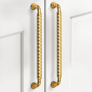 Plantex Cabinet Handle/Kitchen Cabinet Door Handle/Wardrobe/288 mm Cupboard Handle/Door Pull-Push Handle for Home/Office - Pack of 2 (Gold)