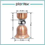 Plantex Magnetic Door Stopper for Home/Door Stopper Magnet/Gate Stopper for Main Door/Door Stopper for Home Magnetic (Rose Gold Finish)
