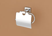 Plantex Decan 304 Grade Stainless Steel Toilet Paper Holder/Liquid Soap Dispenser/Bathroom Accessories - Chrome