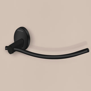 Plantex 304 Grade Stainless Steel Napkin Ring/Towel Ring/Napkin Holder/Towel Hanger/Bathroom Accessories-Powder Coated(Black)