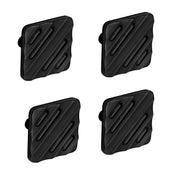 Plantex Knobs for Drawers/Drawer Knobs for Cabinets/Pull-Push Knobs for Kitchen/Bedroom Drawer - Pack of 4 (SH-434, DC-Black & Z-Black)