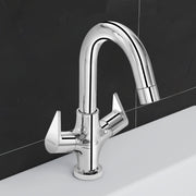 Plantex Pure Brass Wash Basin Tap with Water-Saving Aerator/Sink Tap for Kitchen Basin with 360Â° Swivel Spout for Kitchen and Basin Tap- 7 Year Warranty (PAC-1809-Chrome)