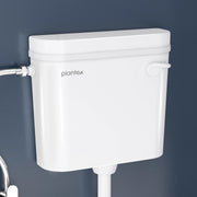 Plantex Flush Tank for Toilet/Single Flushing Cistern for Bathroom with 10 Ltr Water Capacity/Polypropylene Toilet Flush Tank - Pack of 1 (Classic, White)