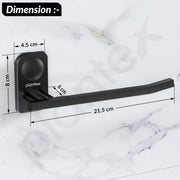 Plantex Stainless Steel Napkin Hanger for Washbasin/Napkin Holder for Bathroom/Towel Ring/Bathroom Accessories - Pack of 1 (Black)