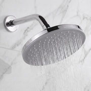 Plantex ABS 9 Inch Round Head Shower/Overhead Rain Shower/Shower for Home/Hotel/Adjustable Shower Head for Bathroom - Pack of 1 (Chrome, D639)