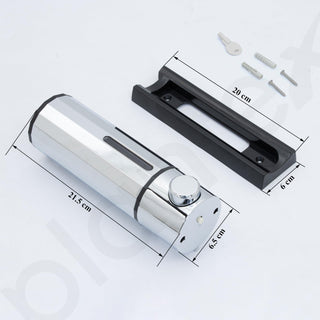 Plantex Soap Dispenser for Bathroom/ABS Shampoo Dispenser/Handwash Dispenser/Soap Dispenser for Washbasin/Bathroom Accessories - Pack of 1 (Chrome)