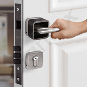 Plantex Door Lock for Home/Main Door Lock Set with 3 Computerized Key/Mortise Lock for Door with Brass Lockbody & Cylinder (SM036, Satin & BNM)