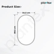 Plantex Aluminium Frame Mirror for Bathroom/Wall Mount Capsule Mirror for Bedroom/Dressing Room/Living Room/Entryway - (Rose Gold, 22x36 Inch)