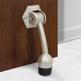 Plantex Door Stopper for Main Door/5-Inch Stopper with Rubber Grip/Stoppers for Wooden Door/Stops for Door â€“ Pack of 1 (Satin)