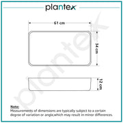 Plantex Wash Basin for Bathroom/Ceramic Tabletop WashBasin/Sink/Basin for Bathroom/Restaurant, Hotel (Marble Finish, 24 x 13 x 5 Inch)