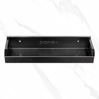 Plantex GI Metal Bathroom Shelf/Kitchen Shelf/Rack/Bathroom Accessories - 14 X 4 Inches (Black)