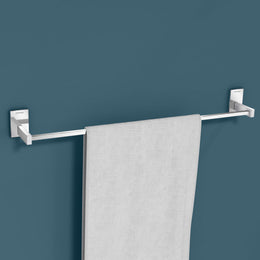 Plantex 304 Grade Stainless Steel Towel Holder for Bathroom/Towel Hanger for Kitchen/Single Towel Rod/Bathroom Accessories - iris (24-inch) Chrome