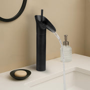 Plantex Pure Brass Pillar Tap/Wash Basin Mixer Tap Hot and Cold/Single Lever Water Tap/Pillar Cock for Basin-(8307-Black)
