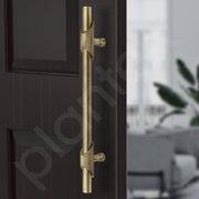 Plantex Heavy Duty Main Door Handle/18 Inch Door Handle for Main Door/Pull-Push Door Handle for Glass & Wooden Door/3 Years Warranty Pack of 1 (S-120-Brass Antique)