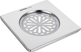Plantex 304 Grade Stainless Steel Bathroom Drain Cover/Floor Drain/Drainage Cover/Bathroom Drain Jali (6x6 inches) - Chrome