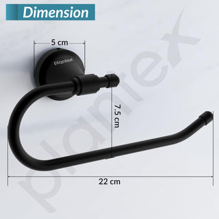 Plantex 304 Stainless Steel Towel Ring for Wash Basin/Towel Hanger/Napkin Holder/Towel Holder/Bathroom Accessories - Niko (Black)