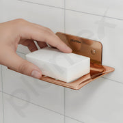 Plantex Stainless Steel Soap Holder for Bathroom/Wall Mounted Soap Holder/Soap Dish/Bathroom Accessories (Rose Gold)