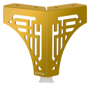 Plantex Heavy Duty Stainless Steel 4 inch Sofa Leg/Bed Furniture Leg Pair for Home/Furniture Sofa Legs for Table/Sofa Support Legs/Sofa Furniture Leg (Gold) Set of 10 Pcs