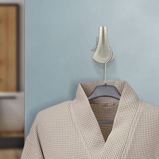 Plantex Fully Brass Smero Robe Hook/Cloth-Towel Hanger/Door Hanger-Hook/Bathroom Accessories - Satin Finish (EF-4137)