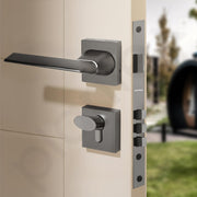 Plantex Door Lock for Home/Main Door Handle Locks for Home with 3 Years Warranty - Robust Mortise door Lock with Brass Lock Body & Cylinder (Satin Black & Matt)