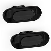 Plantex Knobs for Drawer/Drawer Knobs/Oval Knob for Cabinets/Drawer Handle/Pull-Push Knob for Kitchen/Bedroom Drawers - Pack of 2 (SH-432, DC-Black & Z-Black)