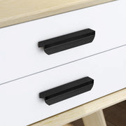 Plantex Cabinet Handle/Kitchen Cabinet Door Handle/Wardrobe/96 mm Cupboard Handle/Door Pull-Push Handle for Home/Office - Pack of 2 (Black)