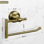 Plantex 304 Grade Stainless Steel Napkin Hanger for Wash Basin/Towel Holder for Bathroom/Towel Ring/Bathroom Accessories - Skyllo (Antique)