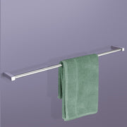 Plantex Stainless Steel Towel Hanger for Bathroom/Single Towel Rod/Towel Stand for Kitchen/Bathroom Accessories (24-inch) Chrome