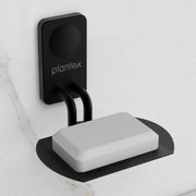 Plantex Metro Platinum Stainless Steel Bathroom Soap Holder/Wall Mounted Soap Holder/Soap Dish Stand/Bathroom Accessories - (Black)